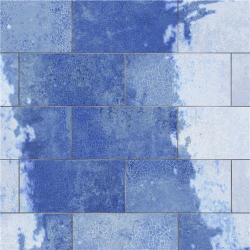Picture of Myst Blue Lava 4"x8" Ceramic Wall Tile

