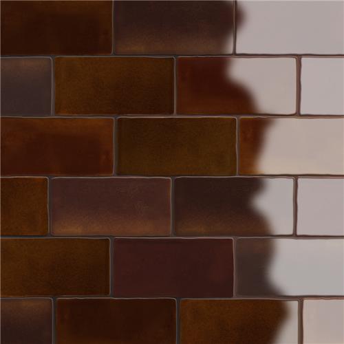 Picture of Viva Espresso 3x6" Ceramic Wall Tile