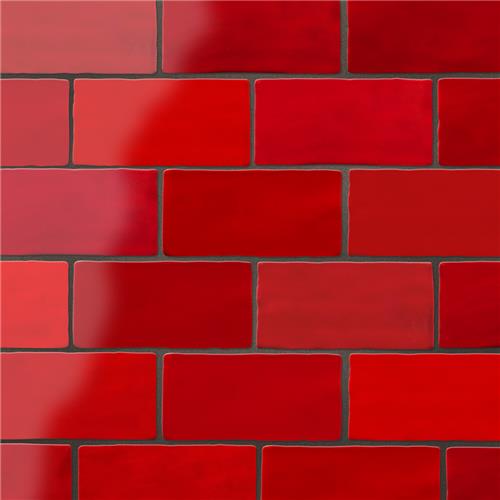Picture of Viva Rojo 3x6" Ceramic Wall Tile