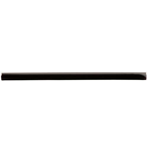 Picture of Castillo Black 1/2"x12" Ceramic Demi-Bullnose Trim