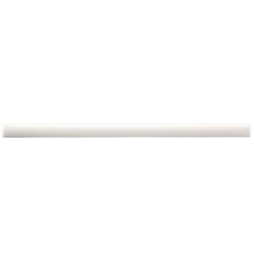 Picture of Castillo Matte White 1/2"x12" Ceramic Demi-Bullnose Trim
