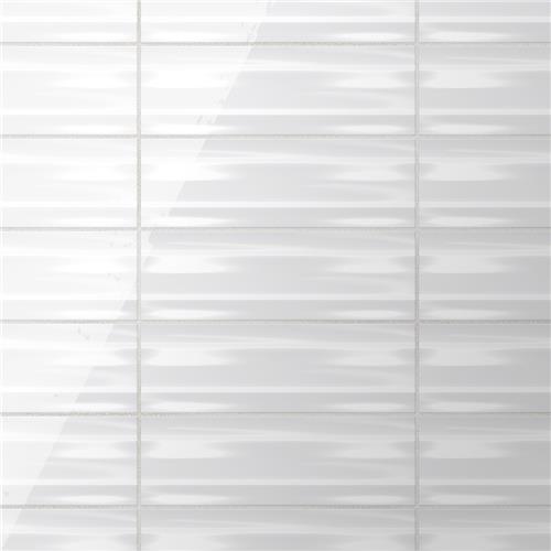 Picture of Crown Heights Maori Glossy White 2-5/8"x7-7/8" Cer W Tile