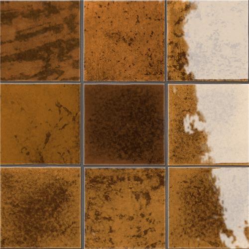 Picture of Menorca Rust 4"x4" Ceramic Wall Tile