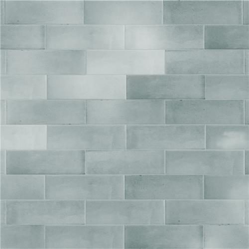 Picture of Coco Glossy Blue Grass 2"x5-7/8" Porcelain Wall Tile
