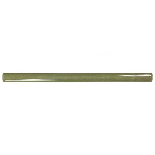 Picture of Coco Glossy Moss Verde 1/2"x7-7/8" Demi-Bullnose Wall Trim