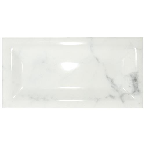 Picture of Classico Carrara Glossy Inmetro 3"x6" Ceramic W Tile