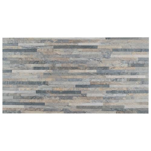 Picture of Muro Ardesia Gris 12-1/2"x24-1/2" Porcelain W Tile