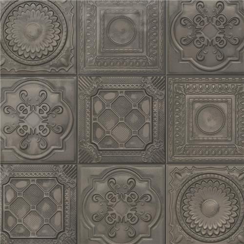 Picture of Ritz Metallo Silver 7-7/8"x7-7/8" Ceramic Wall Tile