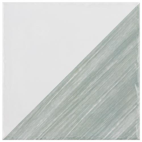 Picture of Triangle Rustique Glossy Sage 5-3/4"x 5-3/4" Cer Wall Tile
