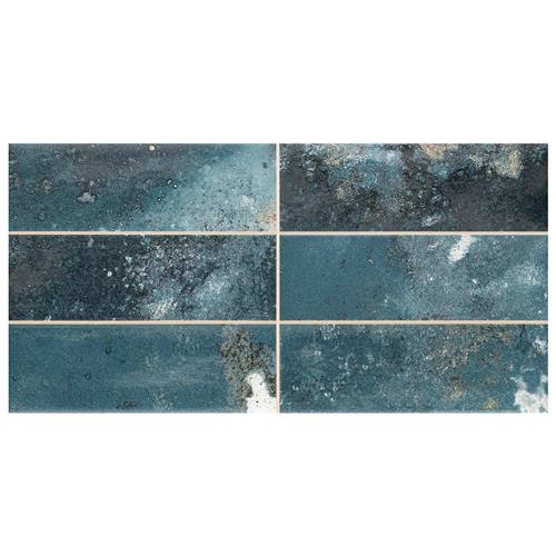Picture of Kings Luxe Tradition Brick Blue 7-7/8"x15-3/4" Por Wall Tile