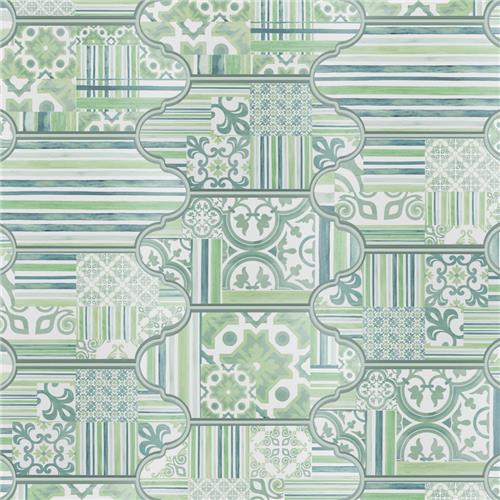 Picture of Royal Garden Provenzal Green 6-1/4"x12-3/4" Porc F/W Tile